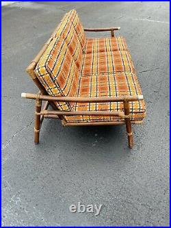 Outstanding Vintage Ficks Reed Sofa By John Wisner