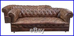 Pair Of 20th Century Leather Chesterfield Sofas