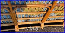 Paul Frankl Godfather Pretzel Sofa 10 Strand 3 Seats Bamboo c1930 Art Deco Boho