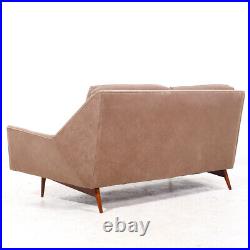 Paul McCobb for Directional Mid Century Angle Arm Sofa