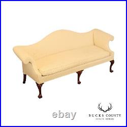 Philadelphia Chippendale Style Carved Walnut Camelback Sofa