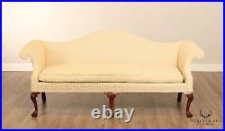 Philadelphia Chippendale Style Carved Walnut Camelback Sofa