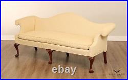 Philadelphia Chippendale Style Carved Walnut Camelback Sofa