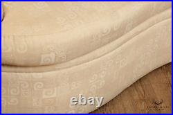 Postmodern Custom Upholstered Curved Sectional Sofa