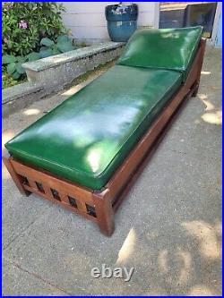 Psychiatrist Lounge Chaise Fainting Couch Antique Therapy Sofa Mission Style