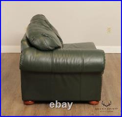 Quality Green Leather Sectional Sofa
