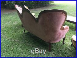 REPRODUCTION VICTORIAN Furniture Set SOFA-King&Queen Chairs etc