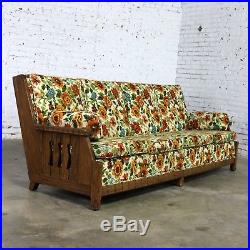 Ranch Oak Western Style Sofa Attributed to A. Brandt Company