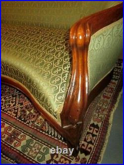 Rare Laminated Rosewood John Henry Belter Rococo Revival 82 Sofa Scroll Pattern