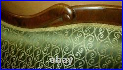 Rare Laminated Rosewood John Henry Belter Rococo Revival 82 Sofa Scroll Pattern