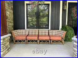 Rare Mid-Century Ficks Reed Sofa