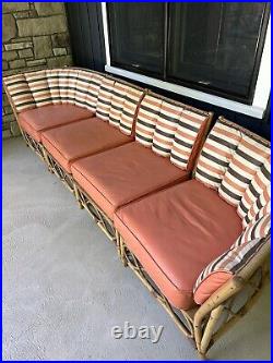 Rare Mid-Century Ficks Reed Sofa