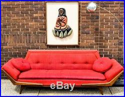 Rare Mid Century Modern Vintage 1970's Rowe Sofa Excellent Condition