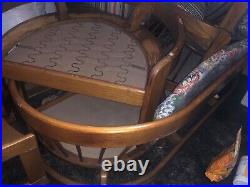 Rare! Mid Century. Unaltered. Oak Bentwood Howard furniture