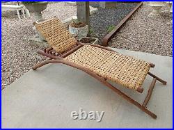 Rare Old Hickory Chaise Lounge