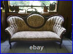 Reproduction Victorian-Style sofa