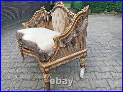 Richly Decorated Louis XVI Sofa/love Seat/settee Worldwide Shipping