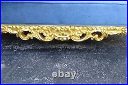 Rococo Style Heavy Carved Gold Leaf Large Long Sofa Chaise Lounge 3606