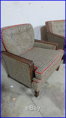 Romweber 3 Pc Loveseat Club Chairs Set Grapes Vintage