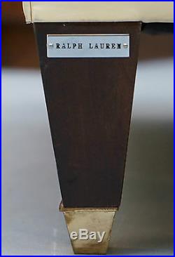 Rrp £10,000 Fully Restored Ralph Lauren Brompton 3 4 Seater Leather Sofa