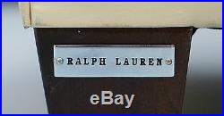 Rrp £10,000 Fully Restored Ralph Lauren Brompton 3 4 Seater Leather Sofa