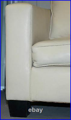 Rrp £12000 Fully Restored Ralph Lauren Graham 3 4 Seater Leather Sofa Mahogany