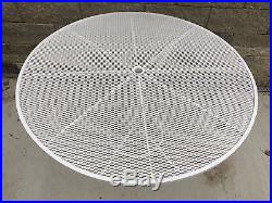 Russell Woodard Sculptura Spring Rocking Wire Mesh Patio Dining Set 4 chairs