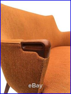 SALE! Authentic Hans Wegner Teak AP20 Sofa Lounge Chair Danish Mid Century Modern