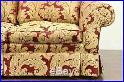 Scalamandre Upholstered Vintage Sofa, Down Cushions #28750