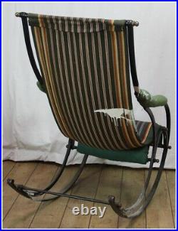 Schaukelstuhl R. W. Winfield & Co. Rocking Chair Peter Cooper Birmingham 1850