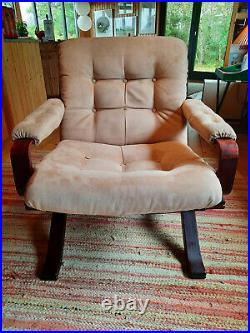 Sessel Clubsessel Palisander Vintage 60er Easy Chair Danish Westnofa Rykken Ära