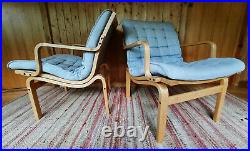Sessel Clubsessel Vintage 60er Easy Lounge Chair Danish Westnofa Rykken Ära 1/2