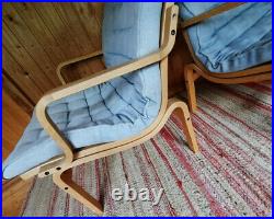 Sessel Clubsessel Vintage 60er Easy Lounge Chair Danish Westnofa Rykken Ära 1/2