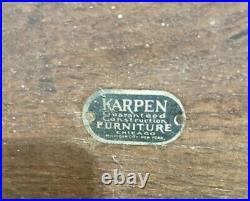 Signed Antique S. Karpen & Brothers Wicker Sofa-Rare Find