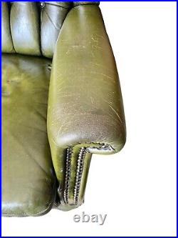 Sofa Chester Green English Chesterfield 3 Places'900