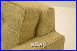 Sofa love seat Knoll Style Tufted vintage mid century modern