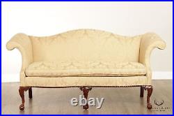 Southwood Chippendale Style Mahogany Ball and Claw Foot Sofa