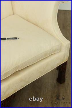 Southwood Chippendale Style Mahogany Camelback Sofa
