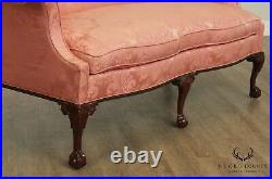 Southwood Mahogany Chippendale Style Ball & Claw Sofa