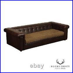 Stickley Chesterfield Style'Chicago' Leather Sofa