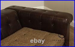 Stickley Chesterfield Style'Chicago' Leather Sofa