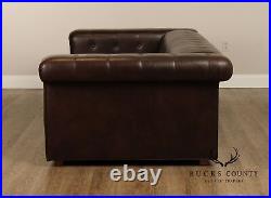 Stickley Chesterfield Style'Chicago' Leather Sofa