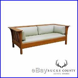 Stickley Mission Collection Cherry Spindle Settle