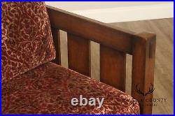 Stickley Mission Collection Loose Cushion Oak Settle