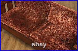 Stickley Mission Collection Loose Cushion Oak Settle