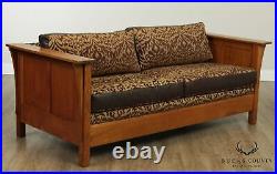 Stickley Mission Collection Oak Custom Upholstered Sofa