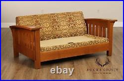 Stickley Mission Collection Oak Orchard Street Sofa Settee