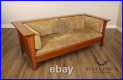 Stickley Mission Collection Oak Prairie Settle