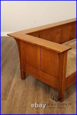 Stickley Mission Collection Oak Prairie Settle