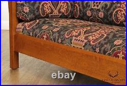 Stickley Mission Collection Oak Prairie Settle Sofa (B)